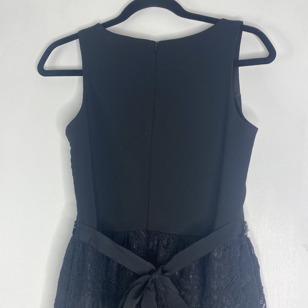 AYLA BLACK LACE JEWELED SLEEVELESS DRESS SIZE SMALL - Picture 5 of 9